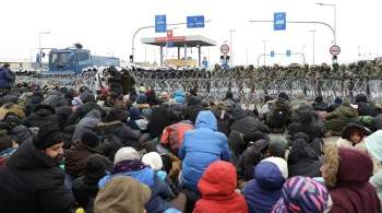На КПП Кузница собрались около 3,5 тысячи мигрантов