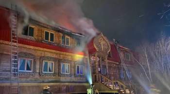 В Якутске потушили пожар в гостиничном комплексе 