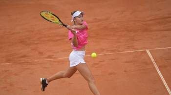 Калинская вышла в четвертьфинал теннисного турнира в итальянском Курмайоре