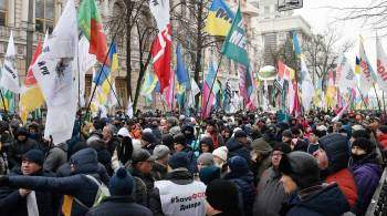 СМИ: в Киеве участник митинга предпринимателей умер после стычек с полицией