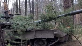 Минобороны показало, как российский танк уничтожил украинский