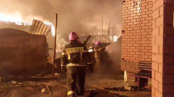 Пожар в тюменском селе Успенка локализовали