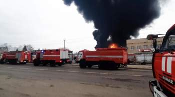 Пожарные локализовали отдельные очаги горения на нефтебазе в Белгороде