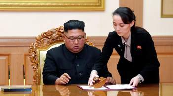 Ким Чен Ын вместе с дочерью наблюдал за учениями артиллерии