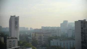 В некоторых районах Москвы вновь ощущается запах гари