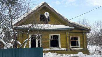 Тело матери погибших при пожаре детей нашли в сгоревшем доме в Юрьевце