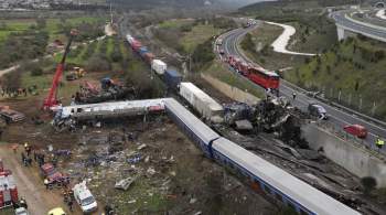 В Греции начальник станции города Лариса признал вину в крушении поездов