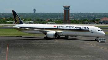 Singapore Airlines приостановила полеты над Белоруссией
