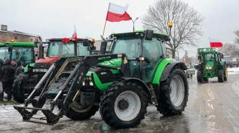 Польские фермеры заблокировали движение грузовиков на границе с Германией 