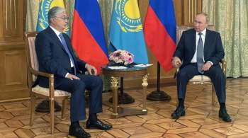 Путин поздравил Токаева с переизбранием на пост президента Казахстана