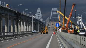 Первые два пролета автомобильной части Крымского моста установят в январе