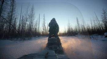 На Чукотке охотник погиб, перевернувшись на снегоходе