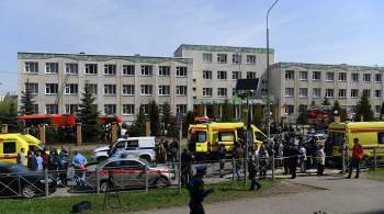 Глава Татарстана прибыл в школу в Казани, где произошла стрельба