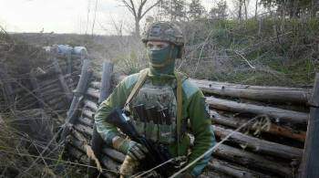 Украинские силовики провели танковые учения со стрельбой в Донбассе