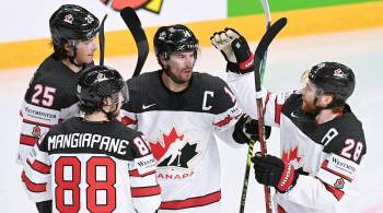 Сборная Канады разгромила команду Италии на ЧМ по хоккею