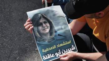 Палестина обвинила Израиль в убийстве журналистки Al-Jazeera