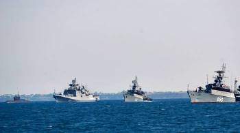 Корабли ЧФ завершили учения в Черном море