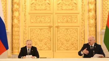 Москва и Минск будут делать акцент на системе безопасности СГ, заявил Путин