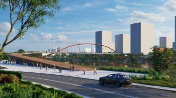 Власти Москвы представили облик пешеходных мостов в Мневниковской пойме