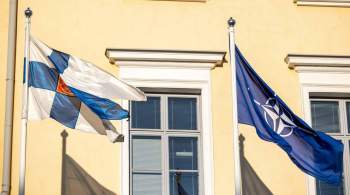 Над Генеральным штабом Финляндии подняли флаг НАТО