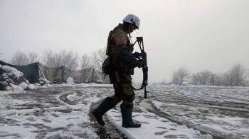 Украинский военный подорвался при оборудовании позиций в Донбассе