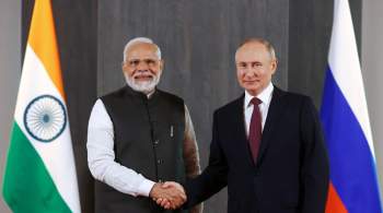 Россия и Индия обсуждают проведение в этом году встречи Путина и Моди 