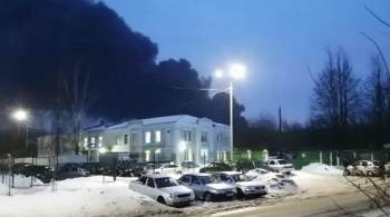 Стала известна площадь пожара из-за БПЛА на нефтебазе в Брянской области 