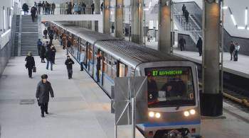 В экстренных службах объяснили задержку поезда на станции метро "Мякинино"