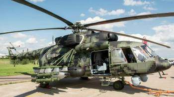 В российской армии появились новые вертолеты Ми-8АМТШ-ВН, сообщил источник