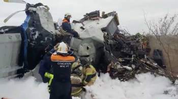 При падении самолета в Татарстане погибли 16 человек, сообщили в Минздраве