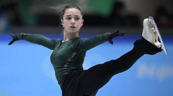 Валиева с опозданием вышла на тренировку на Олимпиаде