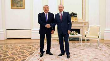 В Кремле не ответили на вопрос о контактах Путина и Назарбаева