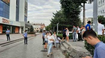 Служба безопасности ЦУМа в Бишкеке опровергла сообщение о заложниках