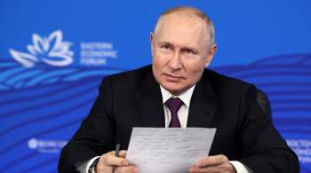 Путин заявил о желании молодых предпринимателей трудиться на благо России 