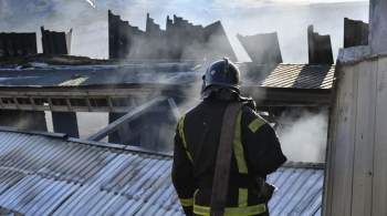 В Нижегородской области ликвидировали пожар на складе пиломатериалов