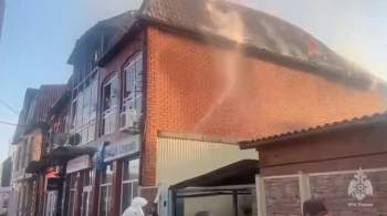 В частном доме в Краснодаре произошел пожар