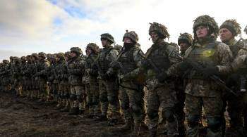 Украина провела военные учения возле границы с Белоруссией