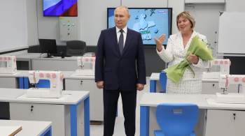 Путин посетил школу в селе Тургиново Тверской области 