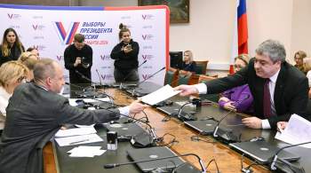 Богданов рассказал о сборе подписей к президентским выборам 