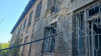 Украинские войска обстреляли поликлинику в Горловке