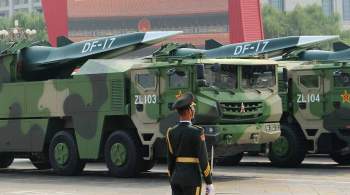 Китайская армия показала испытание ракет нового типа