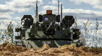 В России примут на вооружение боевые роботы "Уран-9"