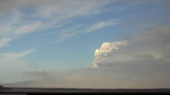 На Камчатке распространился пепел от вулкана Шивелуч 