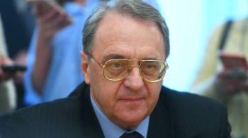 Москва надеется на скорейшее завершение кризиса в Ливане, заявил Богданов 
