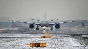 В Москве из-за снегопада задержаны или отменены более 60 рейсов