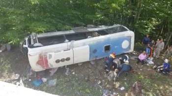 Туристический автобус попал в ДТП на Кубани, есть погибшие