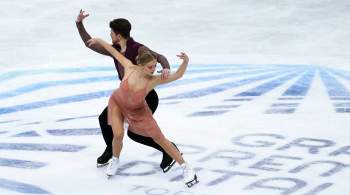 Степанова и Букин стали третьими в танцах на льду на этапе Гран-при
