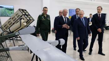 Путин посетил предприятие по производству беспилотников в Ижевске 