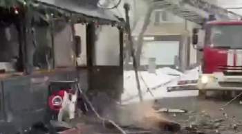 Пожар в кафе на северо-востоке Москвы потушили 