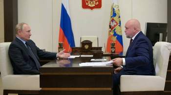 Путин наградил губернатора Кемеровской области Цивилева орденом Дружбы